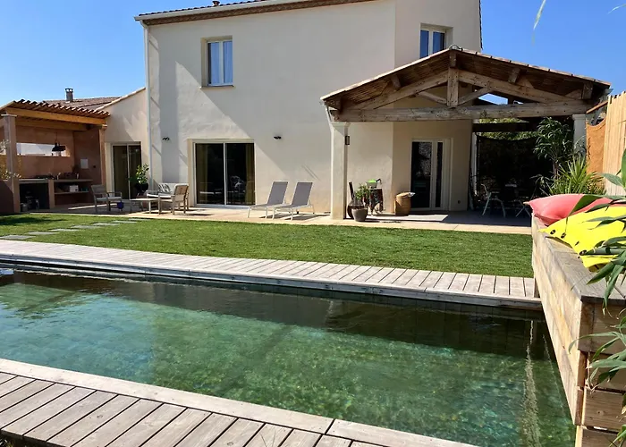 Σπίτι διακοπών Moderne Confort Familial Piscine Naturelle 11mx3m Pézenas